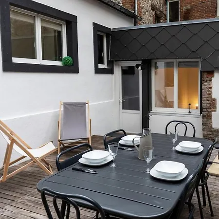 Appartamento Le Jardin Suspendu - Terrace Garden-4p -center Honfleur